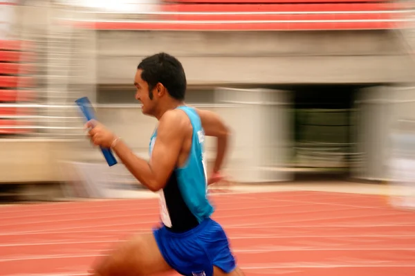 4x100m.Relé na Tailândia Open Athletic Championship 2013 . — Fotografia de Stock