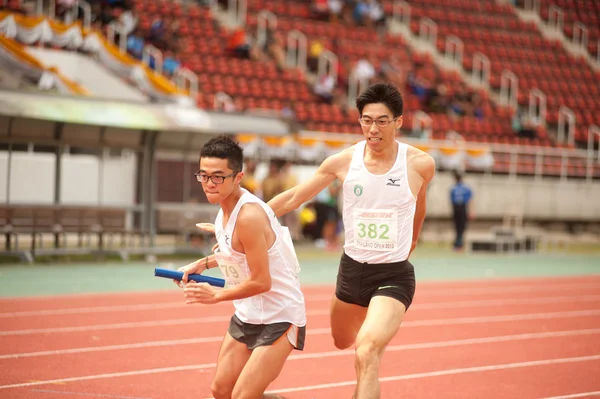 Relè in Thailandia Open Athletic Championship 2013 . — Foto Stock