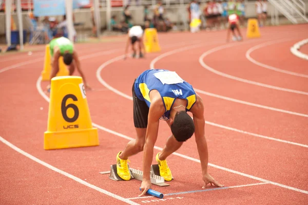 Relé na Tailândia Open Athletic Championship 2013 . — Fotografia de Stock