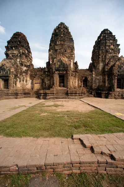 Phra Prang Sam Yod 사원, 태국. — 스톡 사진