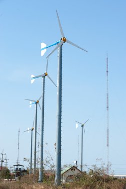 Grup Rüzgar türbinleri.