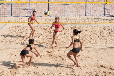 Plaj voleybolu Tayland Üniversite Oyunları.