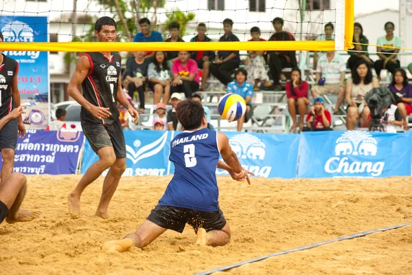 27 kampioenschap van Zuid-Oost-Aziatische Beach Volleybal. — Stockfoto