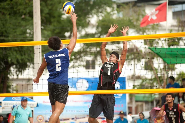 27 kampioenschap van Zuid-Oost-Aziatische Beach Volleybal. — Stockfoto