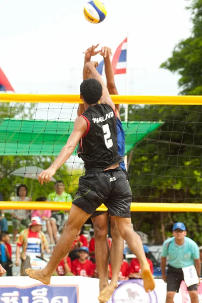 27 kampioenschap van Zuid-Oost-Aziatische Beach Volleybal. — Stockfoto