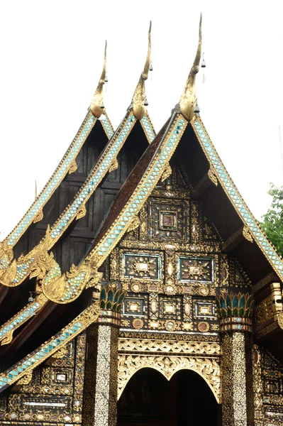 Thai art on roof church . — Stock Photo, Image