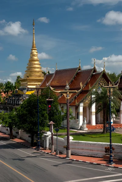 Vista de pájaro de pagoda dorada  . —  Fotos de Stock