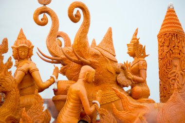 Mum Mum heykel Haritayı Tayland.