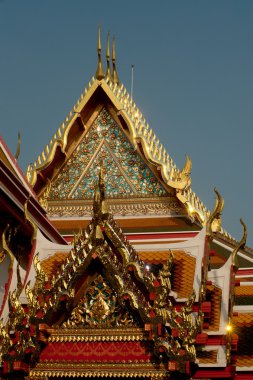 Bangkok eski tapınakta Kilise Antik Tay sanatı .