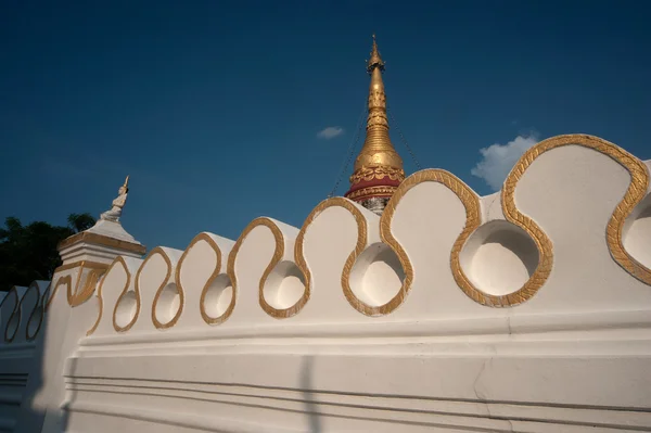 Pagoda in Pong Sanook temple in Northern of Thailand. — Stock Photo, Image