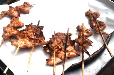 Kızartma tavuk tepsi.