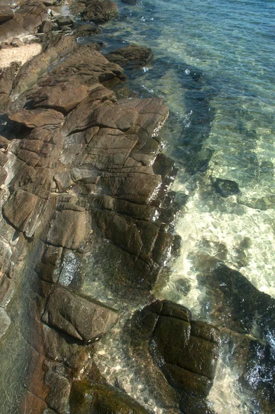 Praia de pedra. — Fotografia de Stock