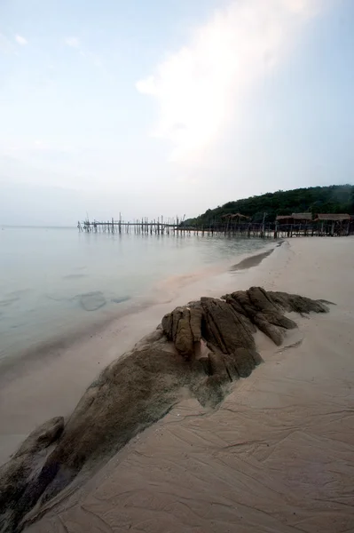 Ao Lungdam strandon Samet sziget, Thaiföld. — Stock Fotó