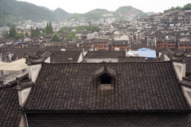Top view of Fenghuang ancient city.