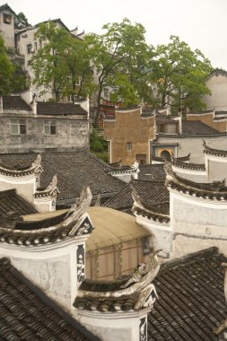 Top view of Fenghuang ancient city.
