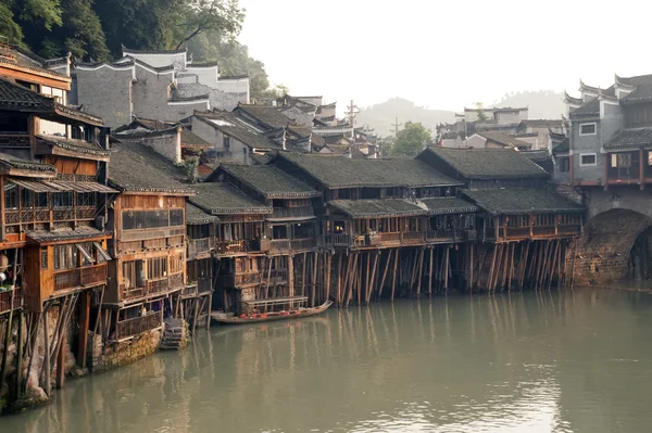 Veduta della città antica di Fenghuang . — Foto Stock