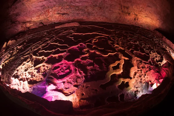 Colorful of Huanglong cave in China. — Stock Photo, Image