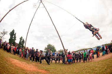 Akha salıncak Festivali.