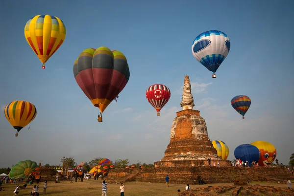 Balon na ogrzane powietrze w Tajlandii balon International Festival 2009. — Zdjęcie stockowe