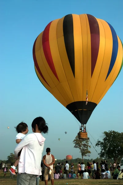 Balon na ogrzane powietrze w Tajlandii balon International Festival 2009. — Zdjęcie stockowe