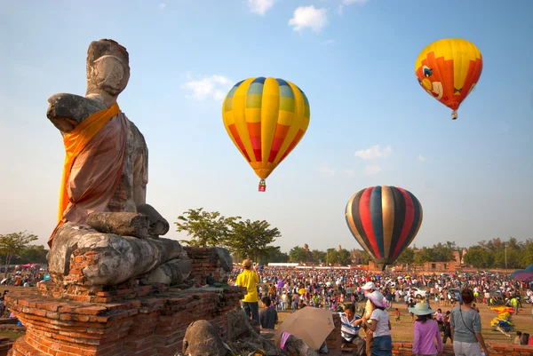 2009 년 태국 국제 풍선 축제 열기구. — 스톡 사진