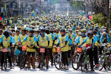 Bisikletçiler için baba Bisiklet grupları.