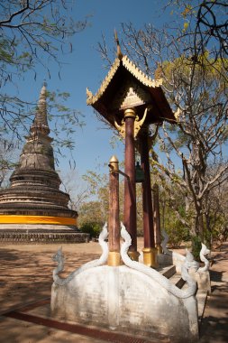 Pagoda Wat Umong Suan Puthatham, Tayland.