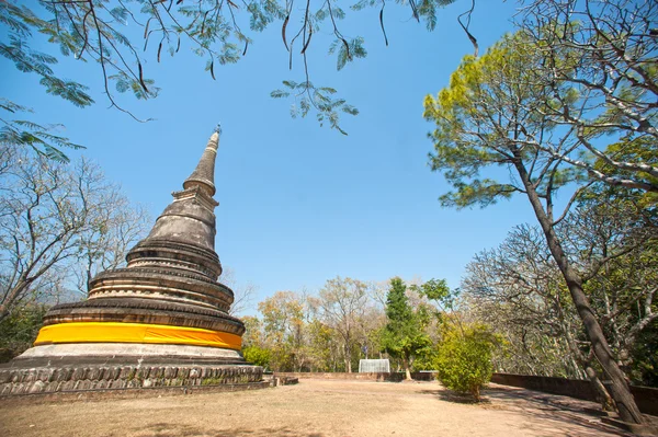 Pagoden av Wat Umong Suan Puthatham, Thailand. — Stockfoto