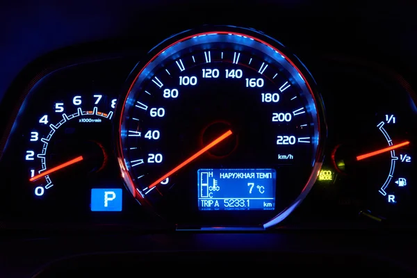 Car instrument panel — Stock Photo, Image