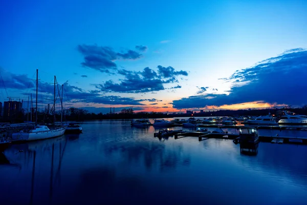 Sunset Harbor — Stock Photo, Image