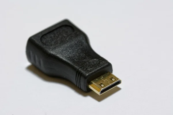 适配器 hdmi 迷你 — 图库照片