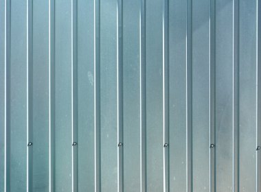 Beyaz oluklu metal doku yüzey