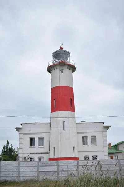 Faro Junto Mar — Foto de Stock