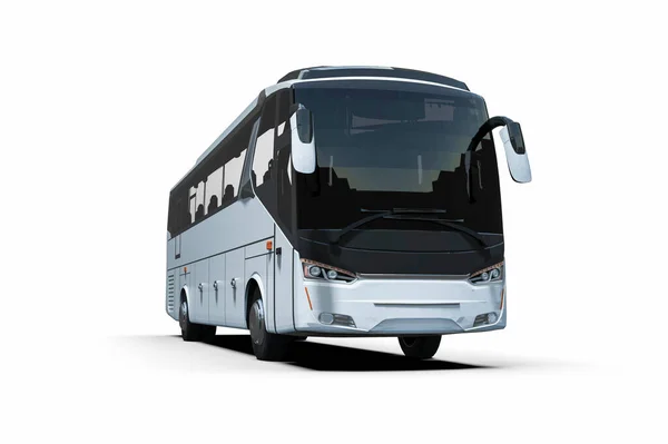 Render Representing Fleet Buses Fleet Buses — Stock Photo, Image