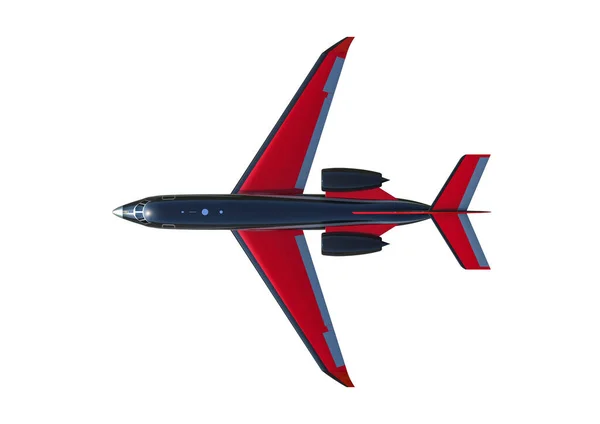 Imagen Renderizado Que Representa Jet Privado —  Fotos de Stock