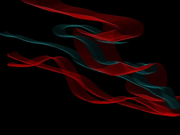 Soyut dalgalı şekiller