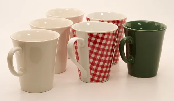 Set of mugs — Stock Photo, Image