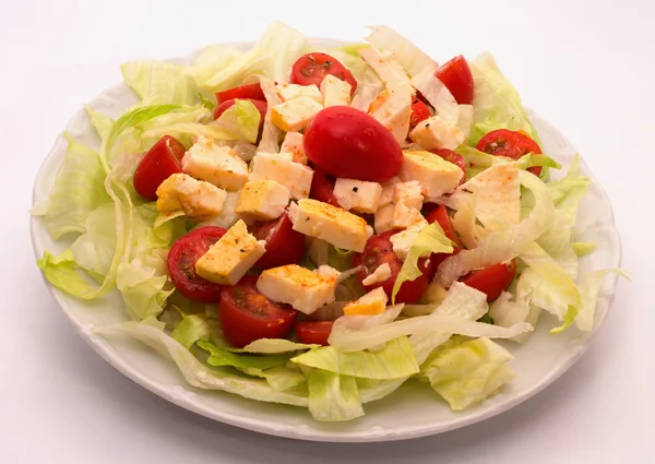 Peynirli sebze salatası