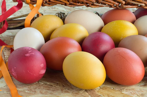 Paskalya renkli yumurtalar