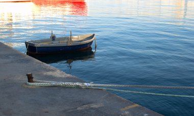 Malta, Sliema, balıkçı teknesi