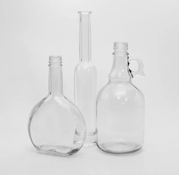 Tomma glas i olika former — Stockfoto