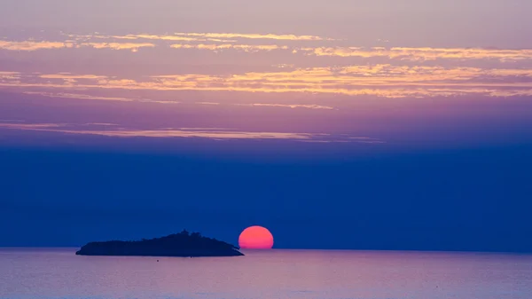 Sonnenuntergang am Roten Meer — Stockfoto
