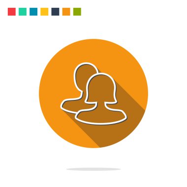 düz kullanıcı simgesi