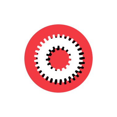 vektör dişli simgesini