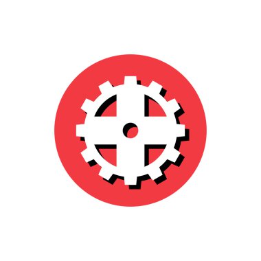 vektör dişli simgesini