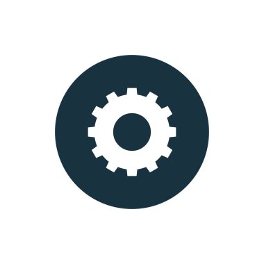 vektör dişli simgesini