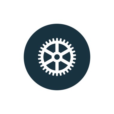 vektör dişli simgesini