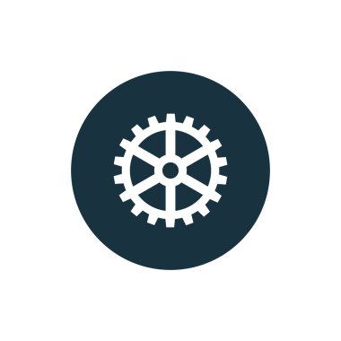 vektör dişli simgesini