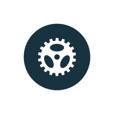 vektör dişli simgesini