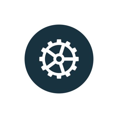 vektör dişli simgesini